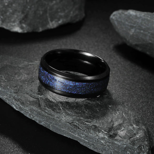 Wholesale Unisex Stainless Steel Geometric Star Ring With Electroplating Treatment