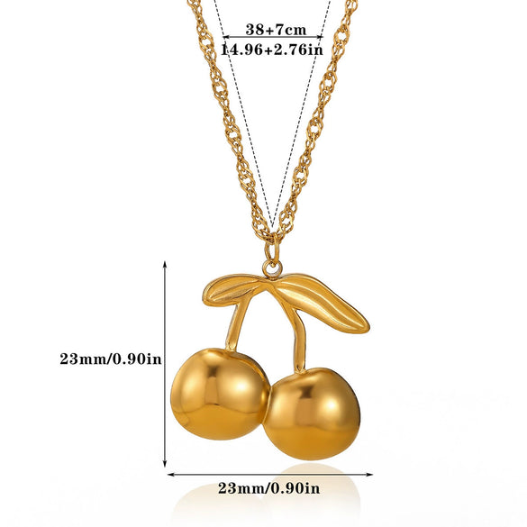Wholesale Unisex Stainless Steel 18K Gold Plated Cross Chain Pendant Necklace