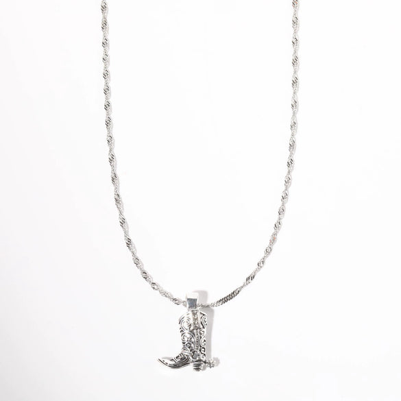 Wholesale Unisex Stainless Steel O Chain Necklace With Geometric Ushaped Pendant Electroplated And Inlaid Zircon Featuring Rainbow And Horseshoe Lucky Symbol