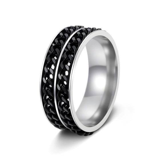 Wholesale Unisex Stainless Steel Rotating Decompression Jewelry With Letters Numbers Text And Seiko Design