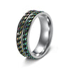 Wholesale Unisex Stainless Steel Rotating Decompression Jewelry With Letters Numbers Text And Seiko Design