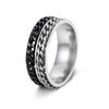 Wholesale Unisex Stainless Steel Rotating Decompression Jewelry With Letters Numbers Text And Seiko Design