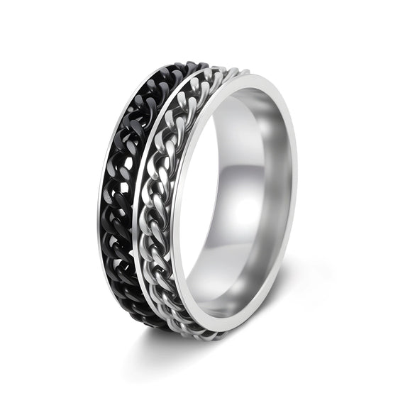 Wholesale Unisex Stainless Steel Rotating Decompression Jewelry With Letters Numbers Text And Seiko Design