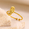 Wholesale Unisex Stainless Steel Seahorse Animal Jewelry Electroplated Ring