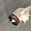 Wholesale Unisex Stainless Steel Wood Grain Arrow Ring With Electroplating
