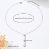 Wholesale Unisex Star Shaped Geometric Stainless Steel And Titanium Steel Electroplated Yshaped Round Diamond Tassel Necklace