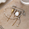 Wholesale Unisex Sweet And Cool Geometric Stainless Steel Starfish Tassel 18K Goldplated Brooch Clothing Accessory