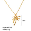 Wholesale Unisex Sweet And Cool Minimalist Stainless Steel Star Electroplated Drawstring Ochain Necklace