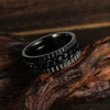 Wholesale Unisex Titanium Steel Geometric Style Ring With Electroplating Treatment