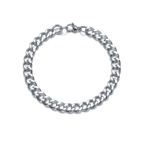 Wholesale Unisex Titanium Steel Ushape Bracelet With Electroplating Treatment Classic Style Jewelry