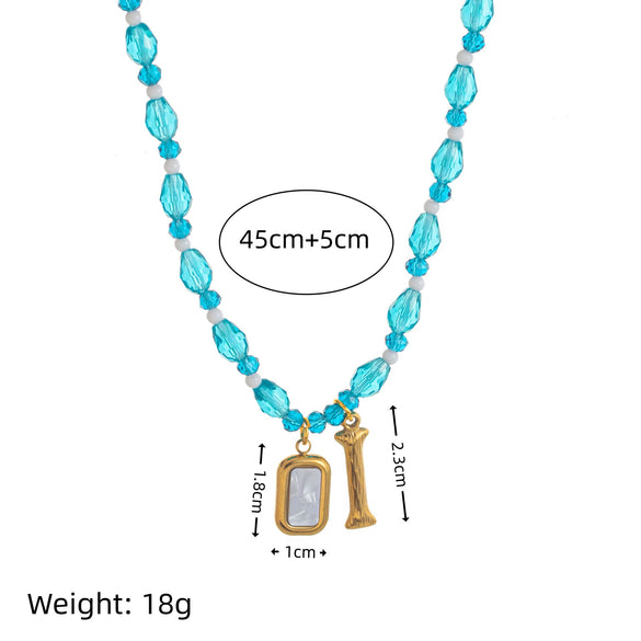 Wholesale Unisex Titanium Steel Zircon Small Fish Pearl Pendant Necklace And Earrings In Baroque And Minimalist Style