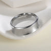 Wholesale Unisex Ushaped Stainless Steel Ring With Electroplating
