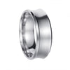 Wholesale Unisex Ushaped Stainless Steel Ring With Electroplating