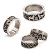 Wholesale Unisex Viking Animal Zodiac Stainless Steel Polish Ring