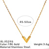 Wholesale Unisex Vintage Minimalist Doublelayer Heart Pendant Necklace With Cross Chain In Titanium Steel And Stainless Steel Electroplated