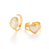 Wholesale Unisex Vintage Style Titanium Steel Opening Adjustable Ring With Heart Shape And Electroplating Treatment