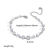 Wholesale Unisex Women's Light Luxury Geometric Stainless Steel Vacuum Plated Bracelet