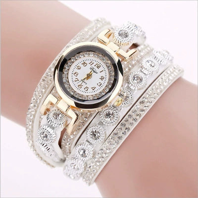 Wholesale Universal Leisure Alloy Case Imitation Leather Strap Round Dial Pointer Number Display Watch