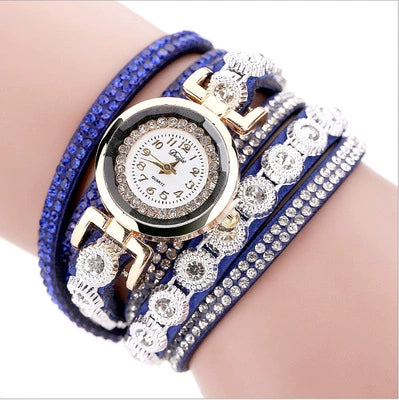 Wholesale Universal Leisure Alloy Case Imitation Leather Strap Round Dial Pointer Number Display Watch