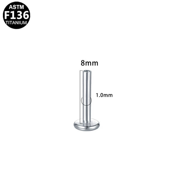 Wholesale Universal Lip Stud And Ear Bone Stud Replacement Rod In Geometric Style Made Of Copper And Stainless Steel With Electroplating Treatment Unisex