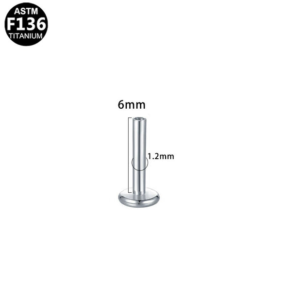 Wholesale Universal Lip Stud And Ear Bone Stud Replacement Rod In Geometric Style Made Of Copper And Stainless Steel With Electroplating Treatment Unisex