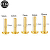 Wholesale Universal Lip Stud And Ear Bone Stud Replacement Rod In Geometric Style Made Of Copper And Stainless Steel With Electroplating Treatment Unisex