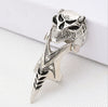 Wholesale Universal Skull Faucet Joint Flexible Ring For Men Alloy With Animal Pattern Electroplated