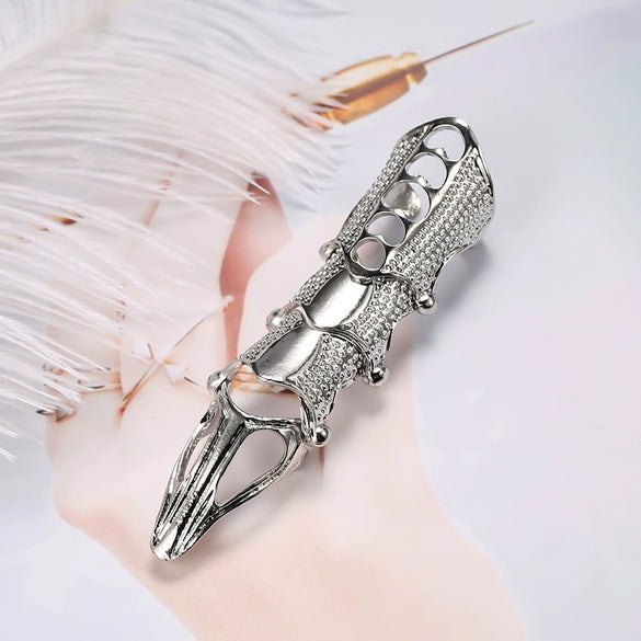 Wholesale Universal Skull Faucet Joint Flexible Ring For Men Alloy With Animal Pattern Electroplated