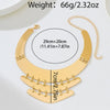 Wholesale Ushaped Alloy Hollowout Shiny Pendant Necklace For Unisex In Sweet And Cool Geometric Style
