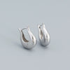 Wholesale Ushaped Geometric Style Electroplated S925 Sterling Silver Ear Buckle Earrings For Women