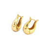 Wholesale Ushaped Geometric Style Electroplated S925 Sterling Silver Ear Buckle Earrings For Women