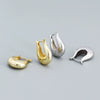 Wholesale Ushaped Geometric Style Electroplated S925 Sterling Silver Ear Buckle Earrings For Women