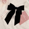 Wholesale Velvet Duckbill Hairpin Sweet Handmade Women's Wine Red Bow Hair Accessory
