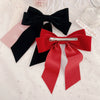 Wholesale Velvet Duckbill Hairpin Sweet Handmade Women's Wine Red Bow Hair Accessory