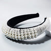 Wholesale Velvet Handmade Hair Band For Women With Pearl And Sponge Trendy And Highend