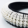 Wholesale Velvet Handmade Hair Band For Women With Pearl And Sponge Trendy And Highend