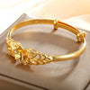 Wholesale Vintage Alloy Dragon And Phoenix Pushpull Women's Bracelet With Electroplating