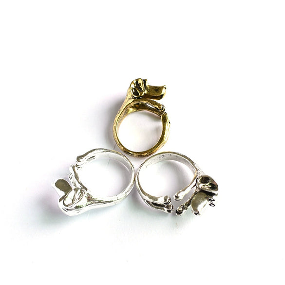 Wholesale Vintage Alloy Zodiac Animal Ring With Oil Treatment For Unisex