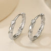Wholesale Vintage Copper Electroplated 18K Gold Geometric Style Women's Hoop Earrings