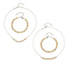 Wholesale Vintage Electroplated Stainless Steel Round Bead Handmade Beaded Bracelet And Necklace Set For Women