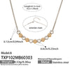 Wholesale Vintage Electroplated Stainless Steel Round Bead Handmade Beaded Bracelet And Necklace Set For Women