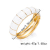 Wholesale Vintage Exquisite Enamel Alloy Bracelet With Drip Oil Technique And Modern Minimalist Geometric Style