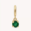 Wholesale Vintage Geometric Copper Pendant With Mixed Gemstone Inlay Electroplated 18K Gold For Women
