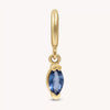 Wholesale Vintage Geometric Copper Pendant With Mixed Gemstone Inlay Electroplated 18K Gold For Women