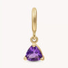 Wholesale Vintage Geometric Copper Pendant With Mixed Gemstone Inlay Electroplated 18K Gold For Women