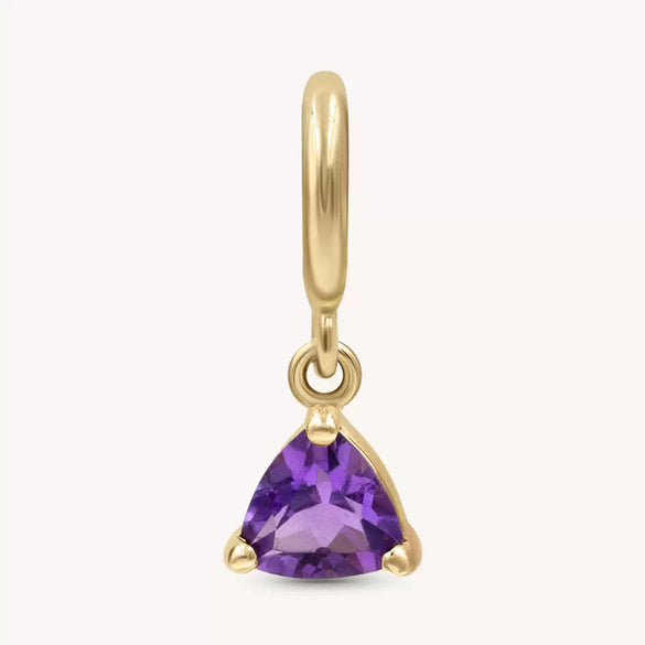 Wholesale Vintage Geometric Copper Pendant With Mixed Gemstone Inlay Electroplated 18K Gold For Women