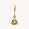 Wholesale Vintage Geometric Copper Pendant With Mixed Gemstone Inlay Electroplated 18K Gold For Women
