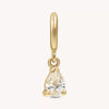 Wholesale Vintage Geometric Copper Pendant With Mixed Gemstone Inlay Electroplated 18K Gold For Women