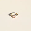 Wholesale Vintage Geometric Copper Ring With 18K Real Gold Electroplating For Women