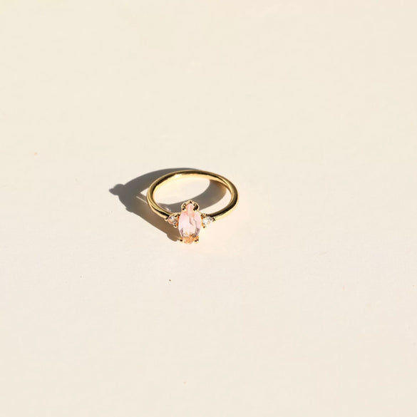Wholesale Vintage Geometric Copper Ring With 18K Real Gold Electroplating For Women